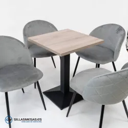 Silla VELVET GRIS