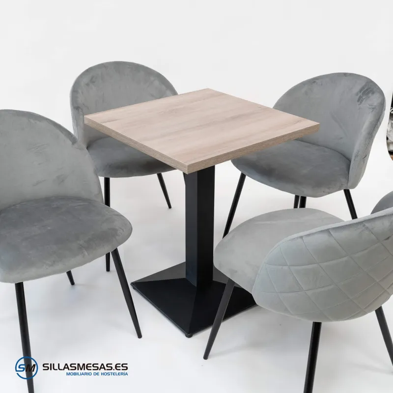 Silla VELVET GRIS