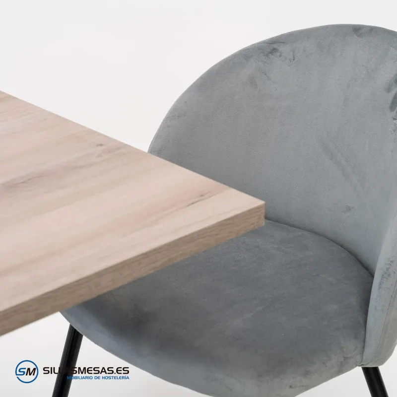 Silla VELVET GRIS