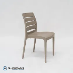 Silla hostelería Carmen plástico: ligera y apilable