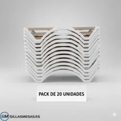 Pack de 20 Tumbonas Mykonos Arena