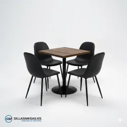Conjunto Esencia con Mesa F y 4 Sillas Soleil