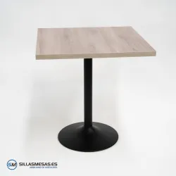 Conjunto cuero 4 sillas Soleil y mesa F interior