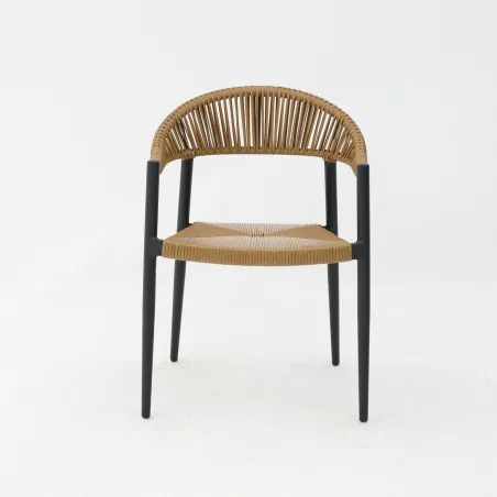Sillón Formentera new rattan: estilo y confort exterior