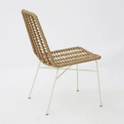 Silla KENIA armazón blanco