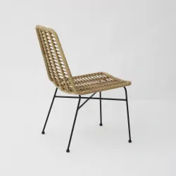 Silla Kenia rattan: natural, ligera y apilable