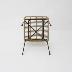 Silla Kenia rattan: natural, ligera y apilable