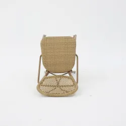 Silla Dalton de ratán con diseño ligero para hostelería