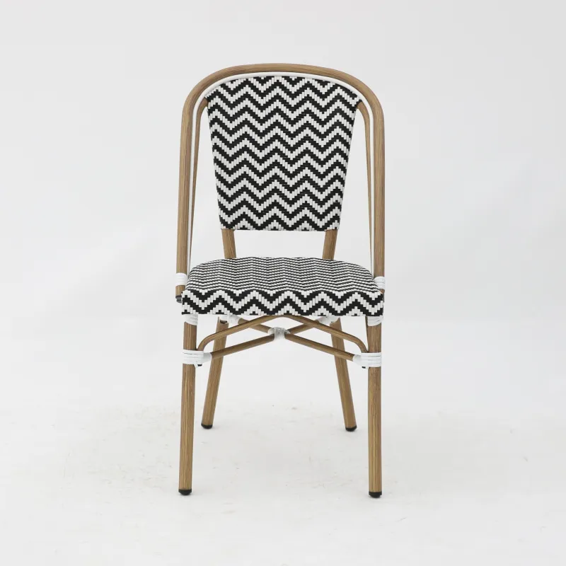 Silla LAMA negro y blanco