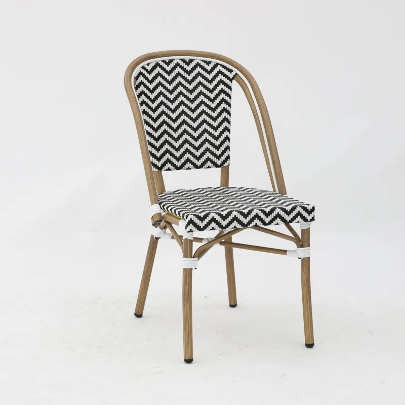 Silla LAMA negro y blanco