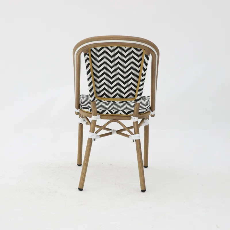 Silla LAMA negro y blanco