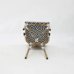 Silla LAMA negro y blanco