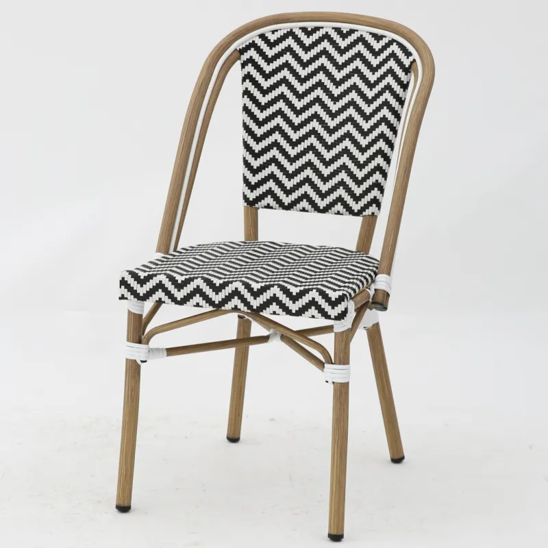 Silla LAMA negro y blanco