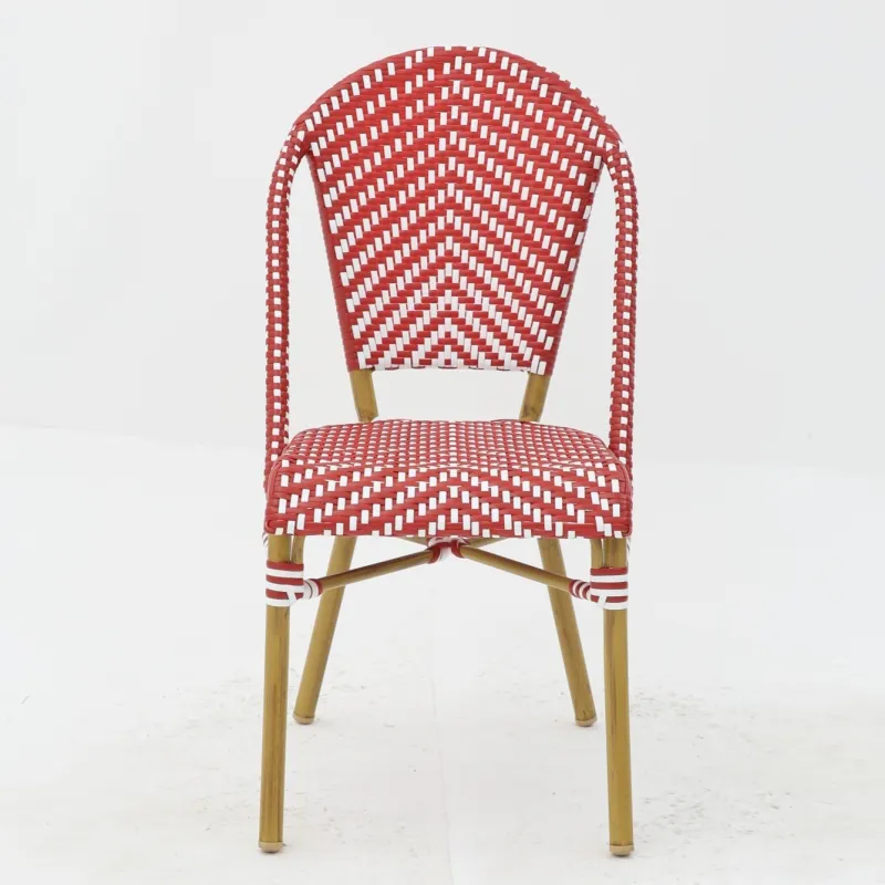 SILLA PARISINA roja y blanca