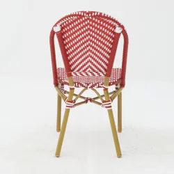 SILLA PARISINA roja y blanca