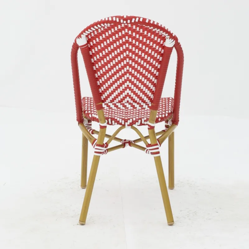 SILLA PARISINA roja y blanca