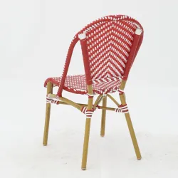 SILLA PARISINA roja y blanca