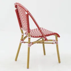 SILLA PARISINA roja y blanca