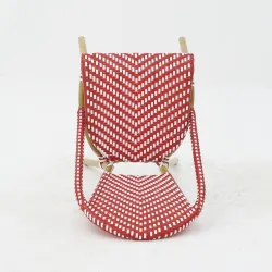 SILLA PARISINA roja y blanca