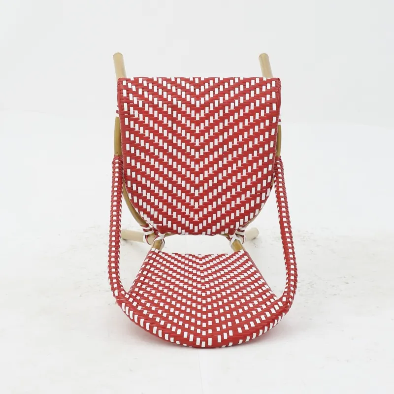 SILLA PARISINA roja y blanca