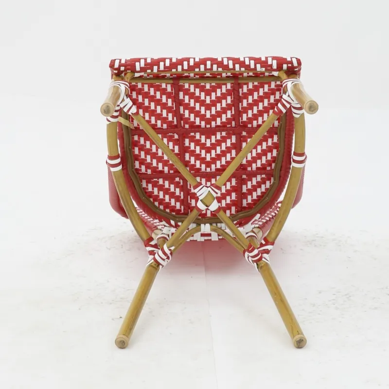 SILLA PARISINA roja y blanca