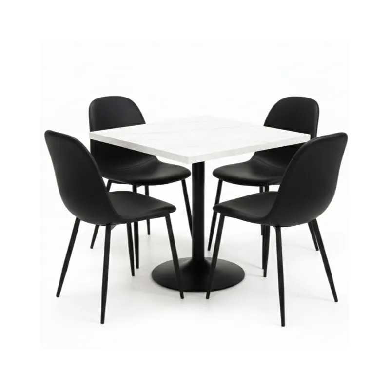 Conjunto Esencia con Mesa F y 4 Sillas Soleil