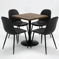 Conjunto Esencia con Mesa F y 4 Sillas Soleil