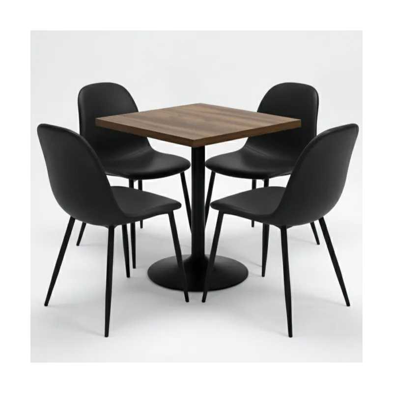 Conjunto Esencia con Mesa F y 4 Sillas Soleil