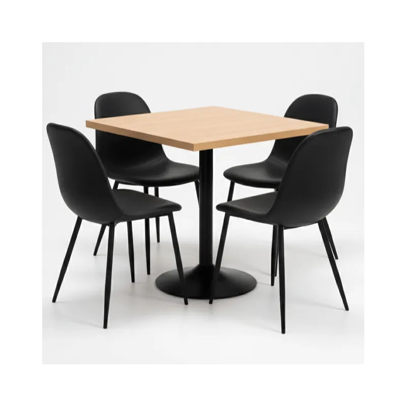 Conjunto Esencia con Mesa F y 4 Sillas Soleil