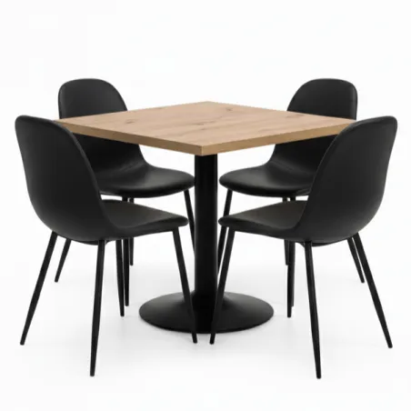 Conjunto Esencia con Mesa F y 4 Sillas Soleil