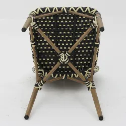 Silla VIÑALES negro y arena
