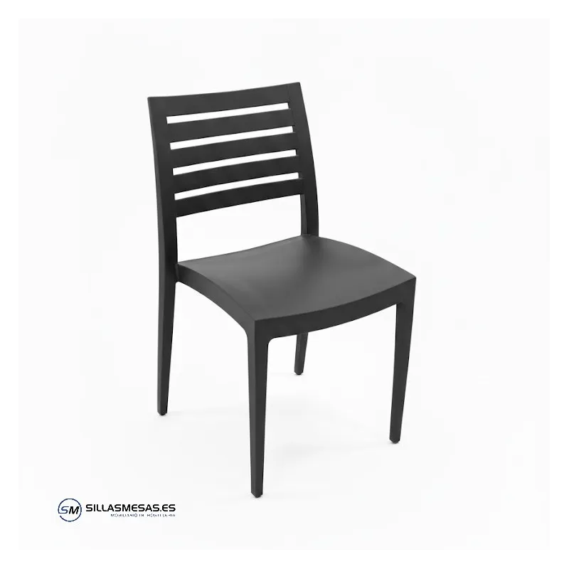 Silla SANTORINI de polipropileno apilable para interior y exterior