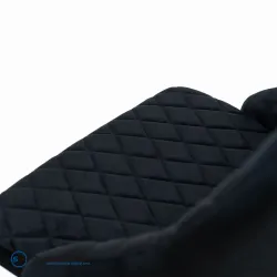 Taburete VELVET Negro con brazos
