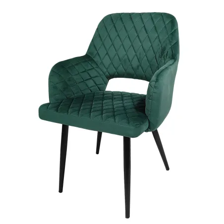 Sillón Velvet verde vintage: diseño, color y confort