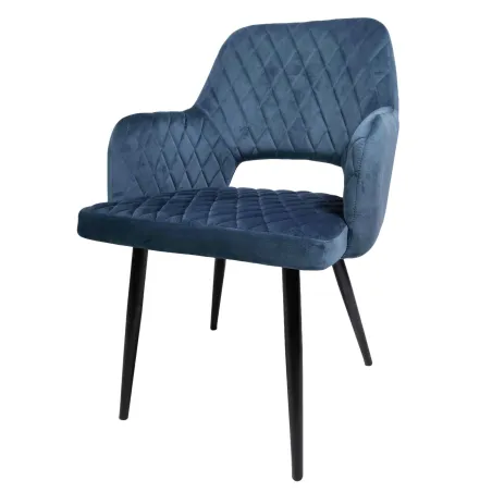 Sillón Velvet azul: elegante, cómodo y resistente