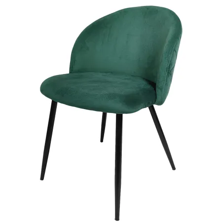 Silla Velvet verde vintage: estilo, color y suavidad