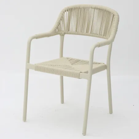 SILLÓN VISBY crema
