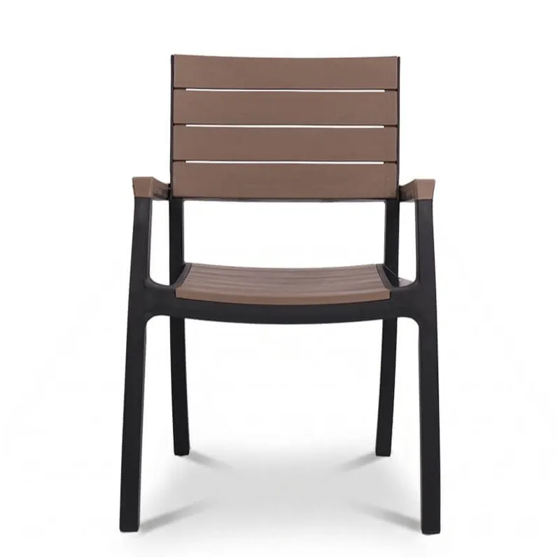 SILLÓN MILOS negro y marrón