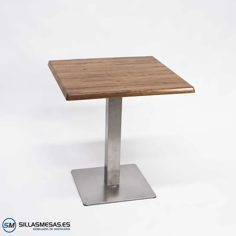 Mesa Noel inox exterior: resistencia y elegancia