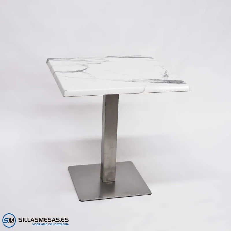 Mesa Noel inox exterior: resistencia y elegancia