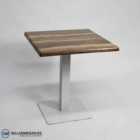 MESA NOEL EXTERIOR pie blanco