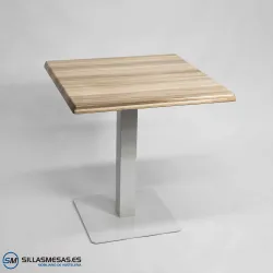 MESA NOEL EXTERIOR pie blanco