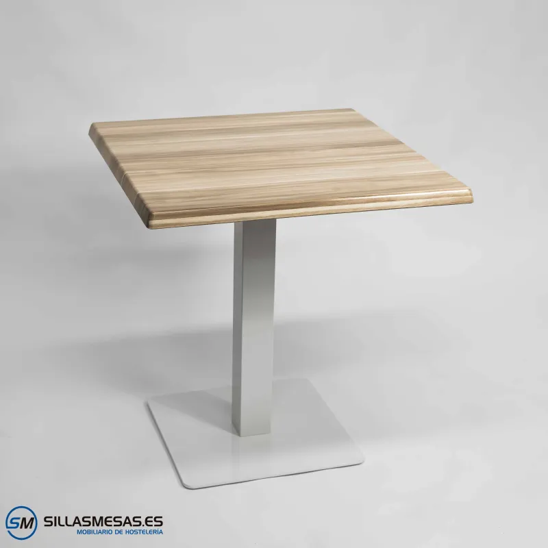 MESA NOEL EXTERIOR pie blanco