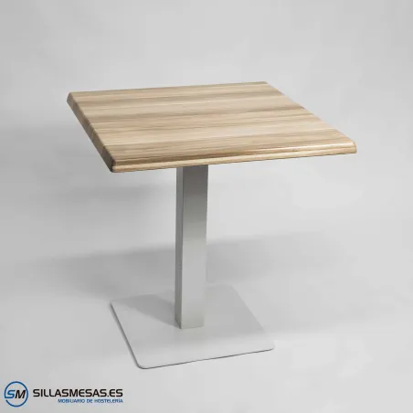 MESA NOEL EXTERIOR pie blanco