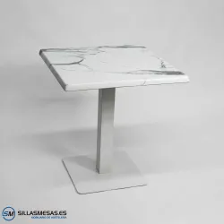 MESA NOEL EXTERIOR pie blanco