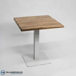 MESA NOEL EXTERIOR pie blanco