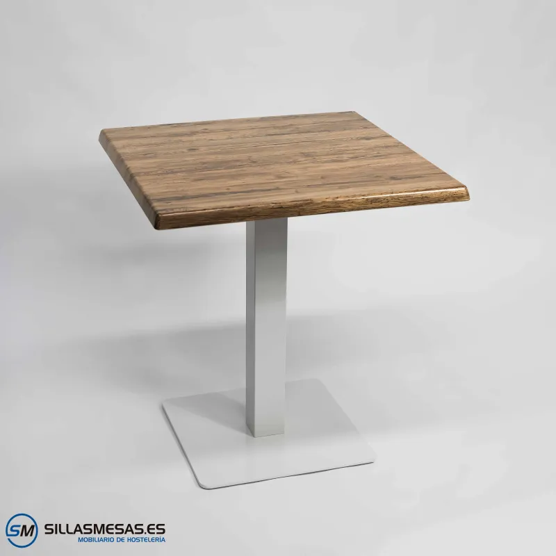 MESA NOEL EXTERIOR pie blanco