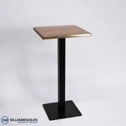 MESA ALTA NOEL EXTERIOR pie negro