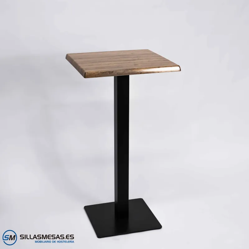 MESA ALTA NOEL EXTERIOR pie negro
