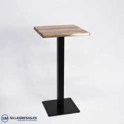 MESA ALTA NOEL EXTERIOR pie negro